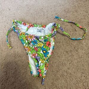 Wild Fable Floral Bikini Bottom - Multicolor